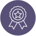 ícone certificação