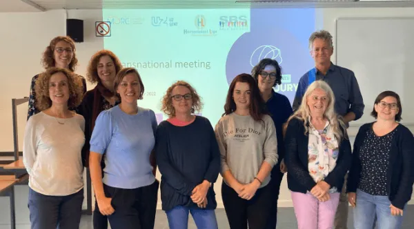 fotografia de pessoas envolvidas em projeto europeu Work after Brain Injury