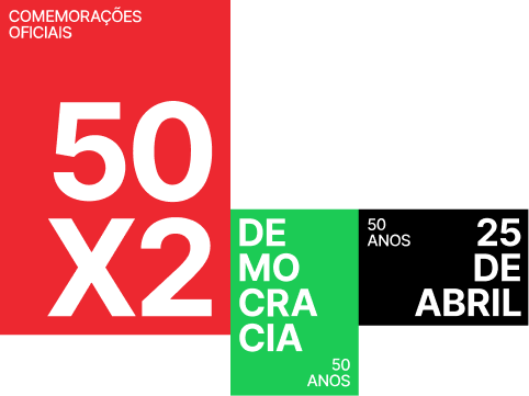 Comemorações oficiais 50x2, Democracia 50 anos, 50 anos de 25 de abril