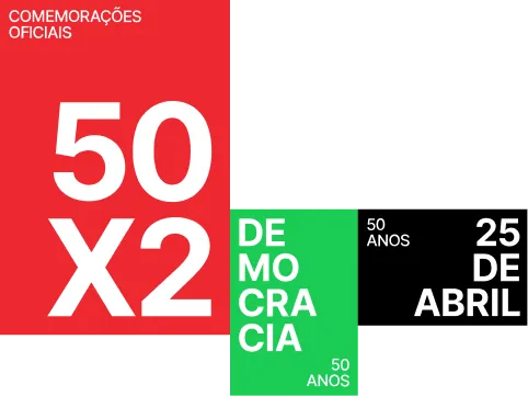 Comemorações oficiais 50x2, Democracia 50 anos, 50 anos de 25 de abril