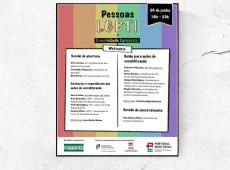 “Pessoas LGBTI e Diversidade Funcional” - partilha de experiências