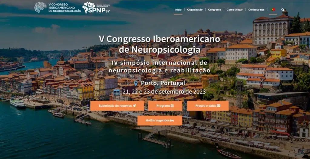 V Congresso iberoamericano de neuropsicologia, IV simpósio internacional de neuropsicologia e reabilitação, Porto, Portugal, 21, 22 e 23 de setembro de 2023
