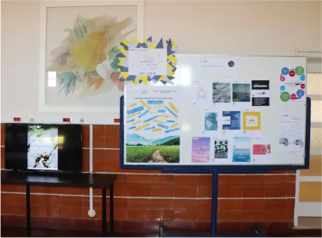 trabalhos de clientes CRPG em exposição