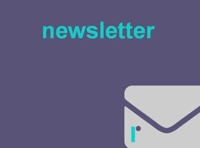 Ícone de envelope com menção a newsletter