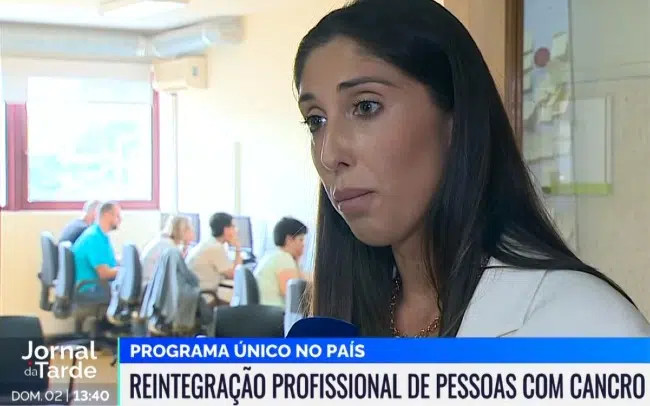 fotografia de Viviana durante a entrevista à RTP