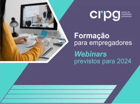 Formação para empregadores. Webinars previstos para 2024. Descubra mais
