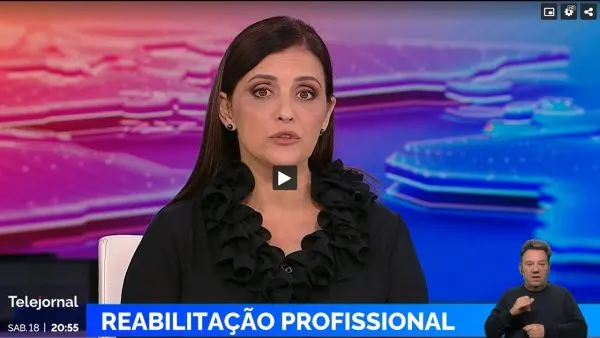 screenshot de jornalista a falar sobre reportagem do CRPG