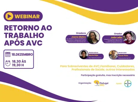 webinar Retorno ao trabalho após AVC