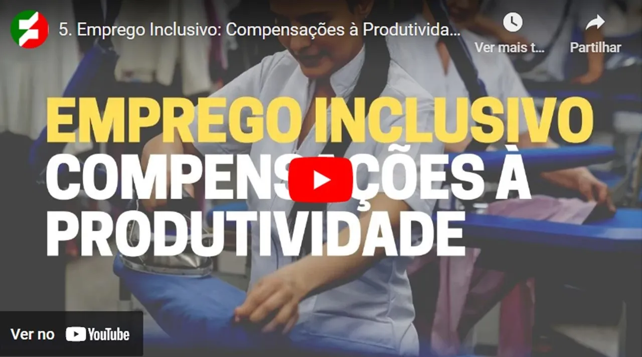 emprego inclusivo compensações à produtividade