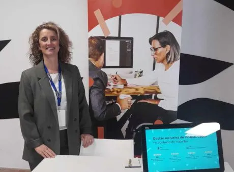 fotografia de Sofia Cruz durante a participação